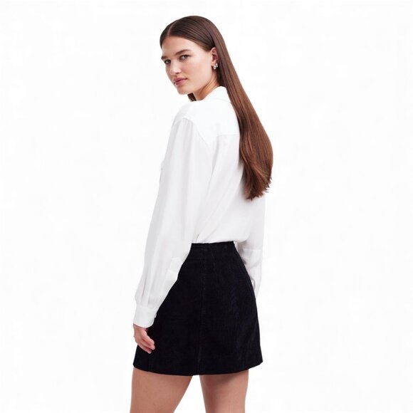 Alexa Chung for Madewell Corduroy Mini Skirt Size 12 - Picture 2 of 10